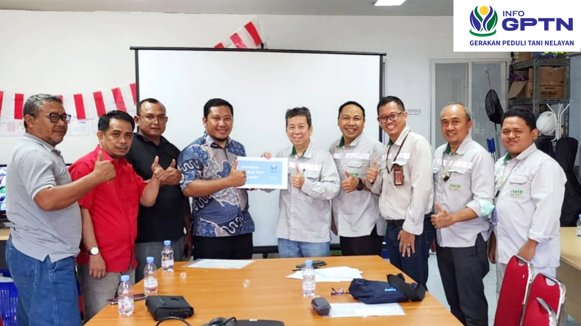 Delegasi GPTN (Gerakan Peduli Tani Nelayan) Lakukan Kunjungan Kerjasama ke PT.IMIP